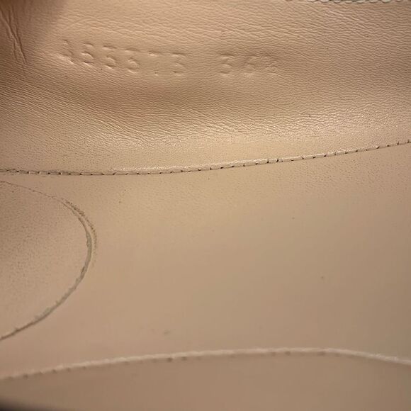 Gucci Marmont Flats GG Kiltie Fringe Suede Loafer Black Size EU 36.5 US 6.5 - Picture 11 of 11